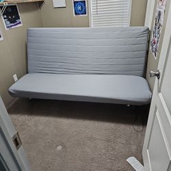 Futon  (Gray) 56" W × 77" L × 15" H