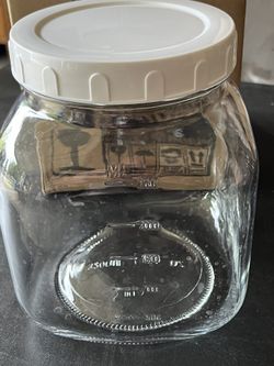 108 Fl Oz Glass Jar With Lid