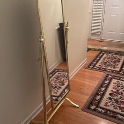Brass Stan Up Mirror