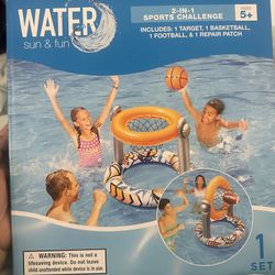 BRAND NEW 2in1 Sports Challenge Pool Inflatable