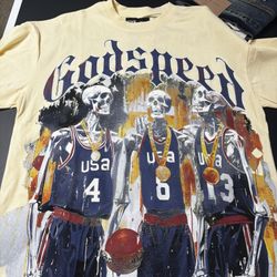dream team god speed shirt size L