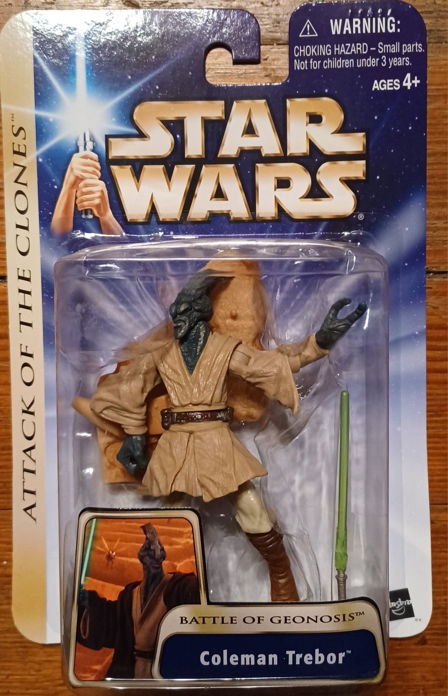 Star Wars Coleman Trebor Attack Of The Clones Action Figure Jedi