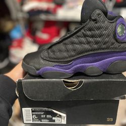 Court Purple Jordan 13s