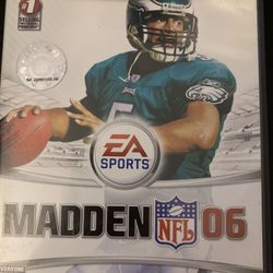 MADDEN NFL 06’ (Nintendo GameCube + Wii)