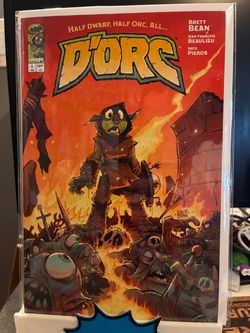 D'orc #1 A Cover 1st Print Image Comics 2026 Brett Bean Half Dwarf Half Orc NM