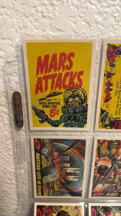 MARS ATTACKS REPRINT TRADING CARD COMPLETE SET OF 56 CARDS - RENATA GALASSO