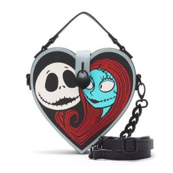 Jack & Sally Heart Shaped Crossbody 