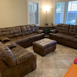 4 Piece Sofa Couch Set