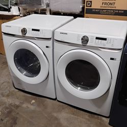 Samsung washer and electric dryer set