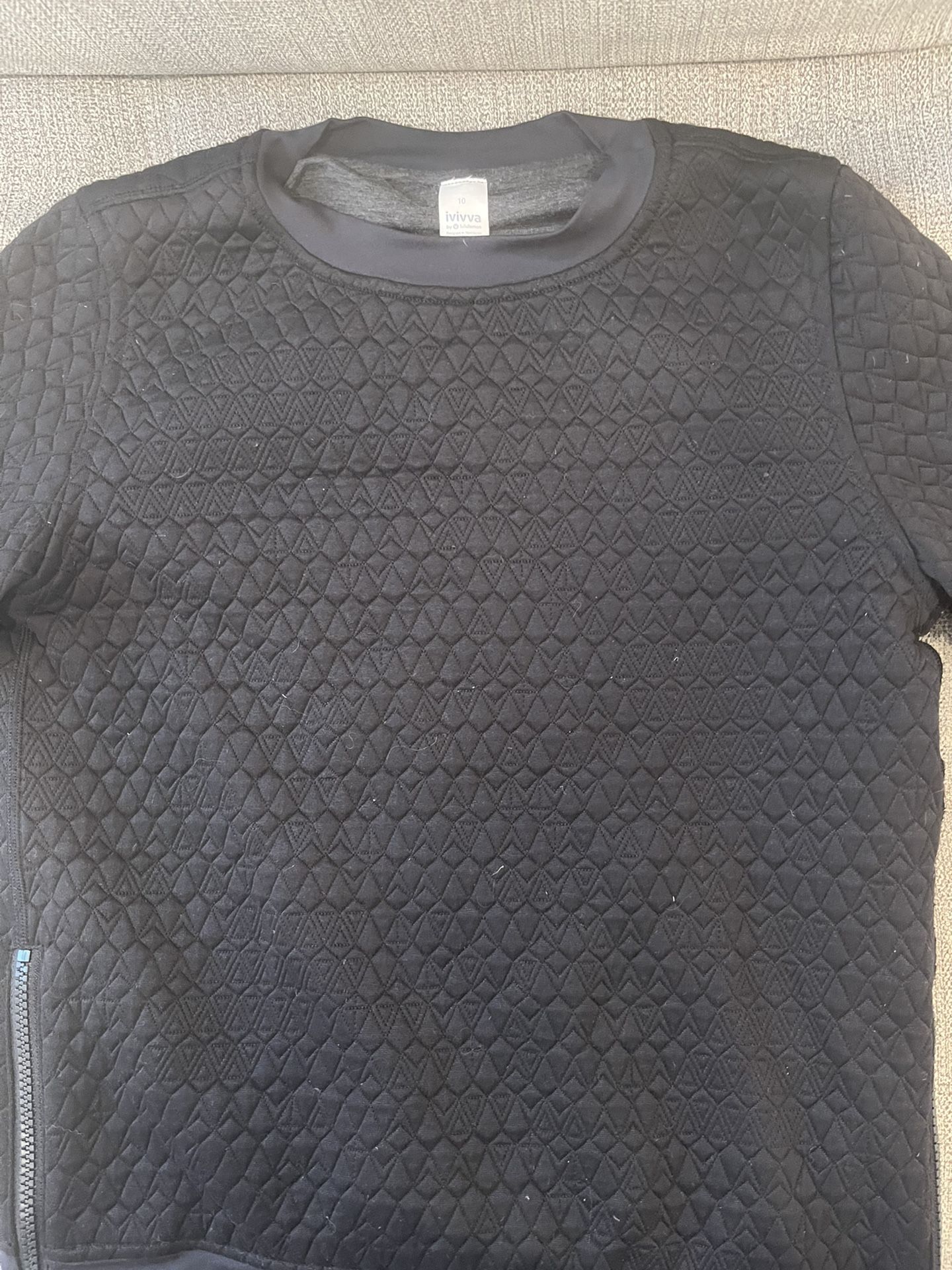 Lululemon Black Sweater Kids 10