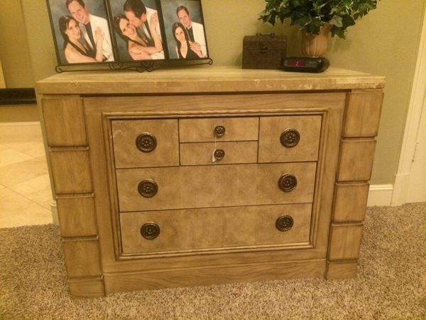 Drexel Heritage 6 Drawer Marble Top Dresser For Sale In Mckinney