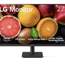 LG 27” Monitor 2 Screens Per Set 