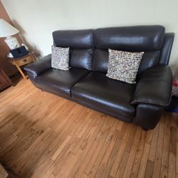 Leather Sofa And love Seat