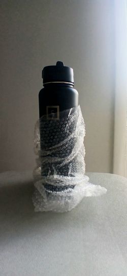 Black Insulated Stainless Steel "Iron Flask"