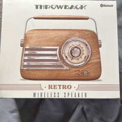Throwback Style Bluetooth Speaker