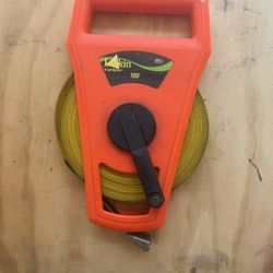 Lufkin #1706 Hi-Viz 100' Measuring Tape Reel w/Yellow Tape