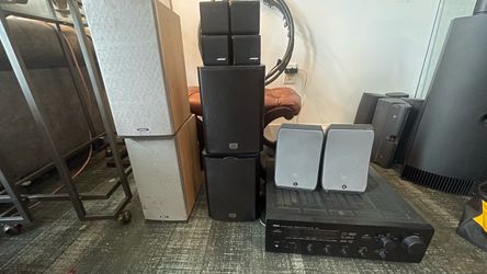 Yamaha receiver and speakers