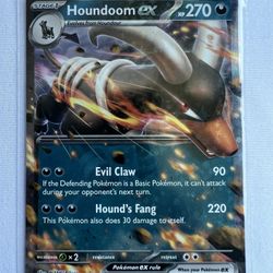 Pokemon TCG: Houndoom EX 134/197 - SV: Obsidian Flames - Double Rare NM