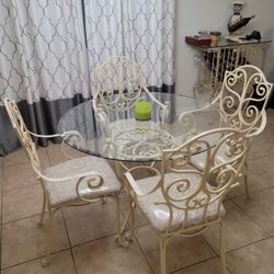 Furniture Set Dinning Table , Bar Stools And A Wine Bar 