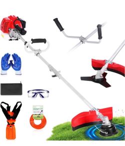 Gas-Powered String Trimmer Brush Cutter with Accessories