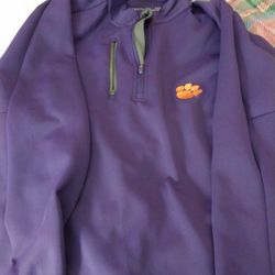 Men's Antigua Clemson Shirt Size 2xl 45 Dollars Pic Of Front And Back 