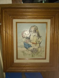 Marvetti engraved raggedy Ann