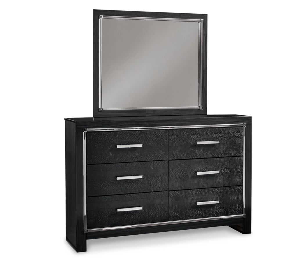 Dresser with mirror