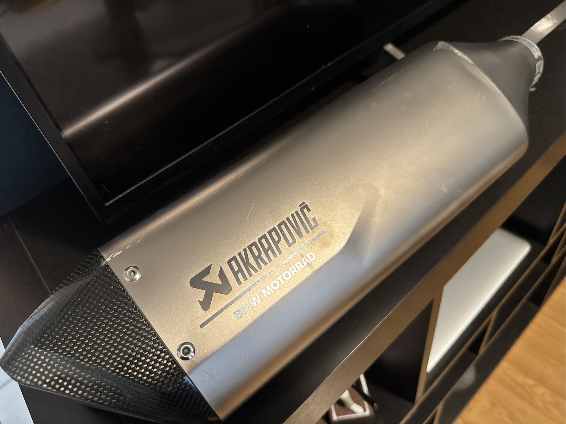 2024 20-25 BMW S1000RR M1000RR Akrapovic OEM Slip On Muffler Exhaust Silencer