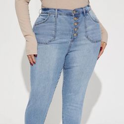 Fashion Nova Nequita High Rise Skinny Jeans 