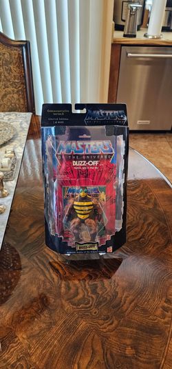 Masters Of The Universe He Man Buzz Off Commemorative Figure Limited Edition 1 Of 10,000 / Collectible / Memorabilia / Collector / Cartoon / Comic