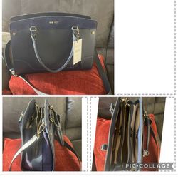 Nine west new blue /2 compartments / zipper   great for work or any ocassion.
