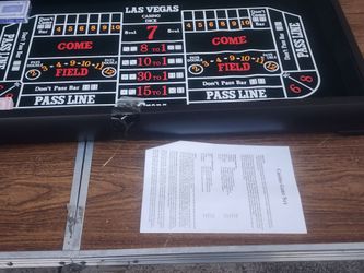 Table top casino gaming board NEW novelty