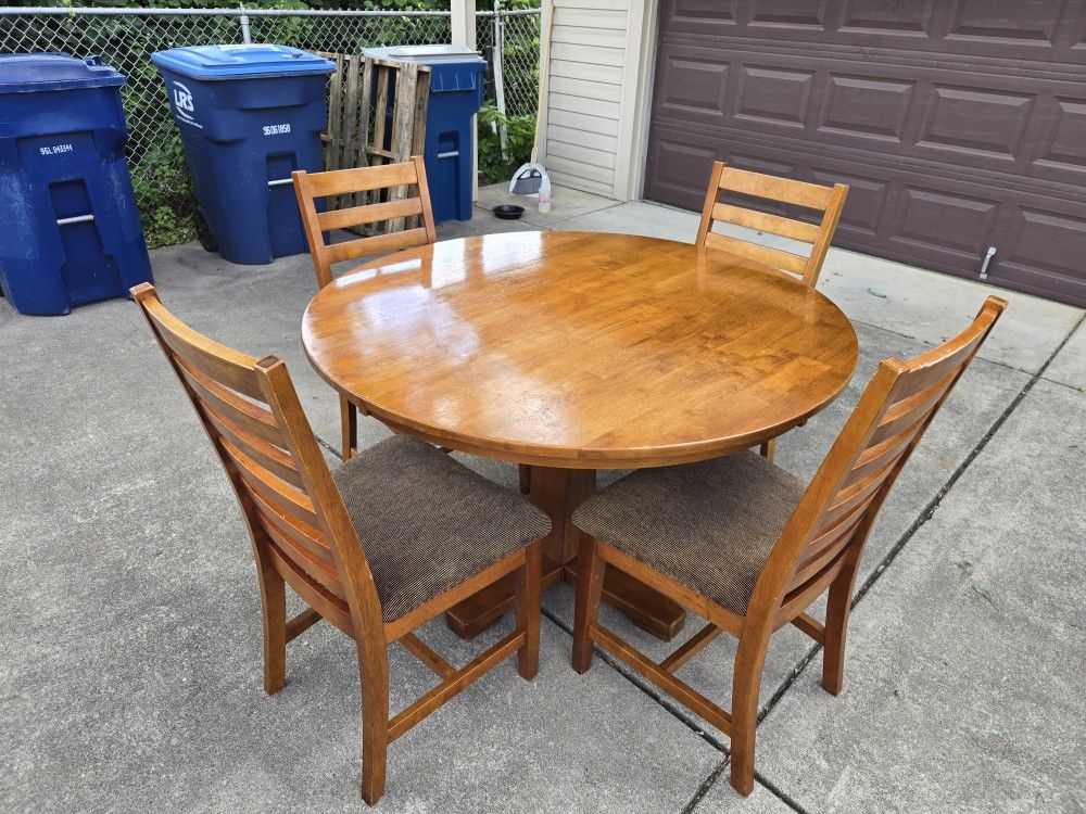 Round Dinning Table set