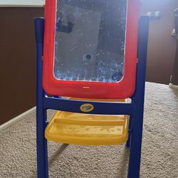 Used Crayola Glow Qwikflip 2-Sided Easel,