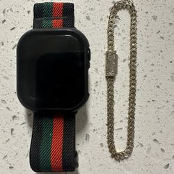 Small 10k Gold And Diamond Bracelet