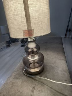 Glass Table Lamp