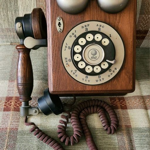 Vintage Western Electric Country Junction Rotary Wall Phone w