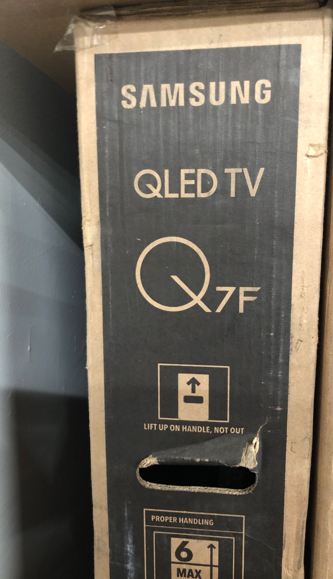 Samsung 55” 7-series 4k UHD QLED TV. QN55Q7F