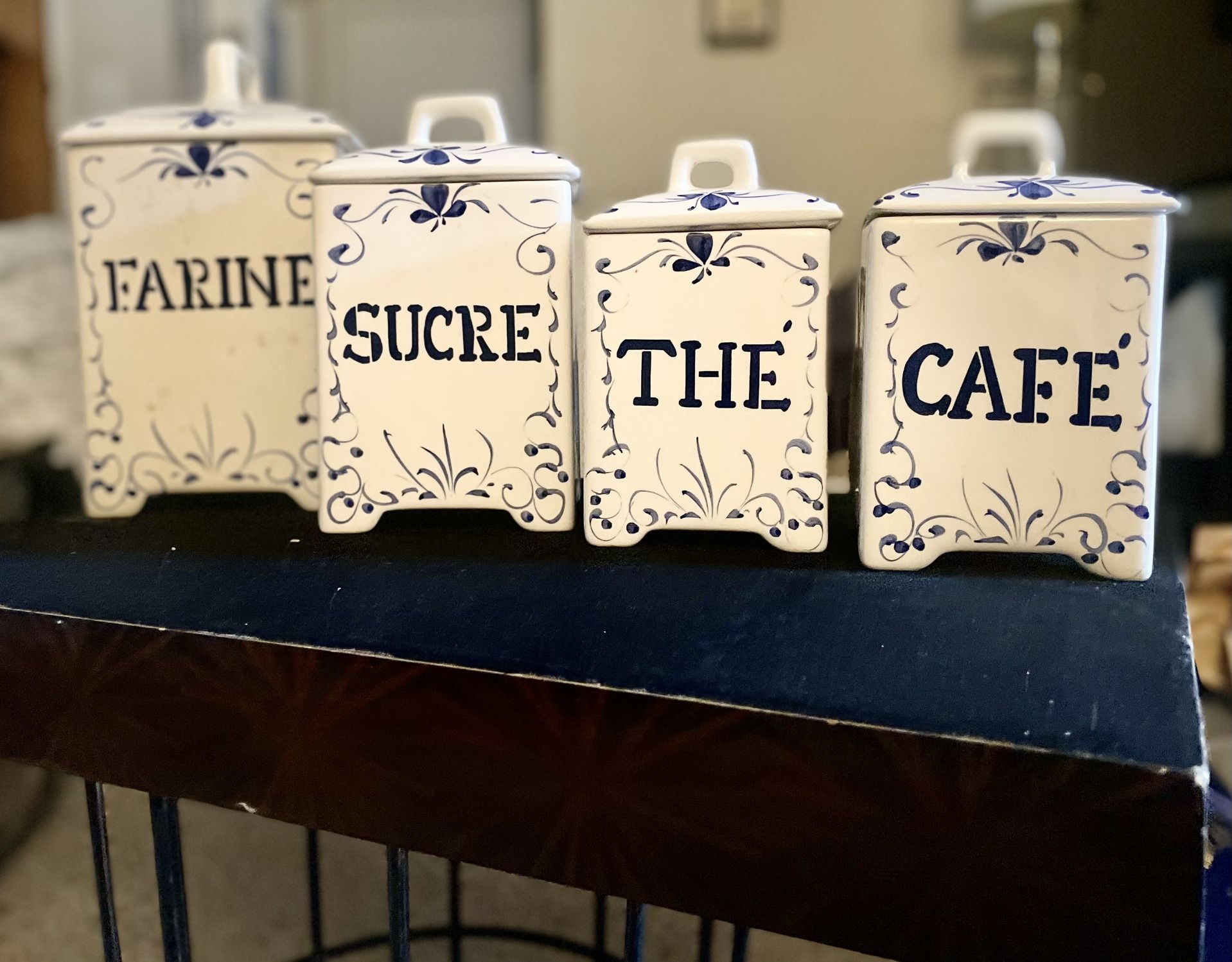 Jay Willfred Andre By Sadek Canisters Farine, Sucre, Tea, And Cafe