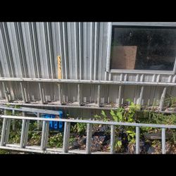 Ladder Rack And 28' Extension Ladder. $220