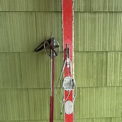 Antique Cross Country Skis For Decor