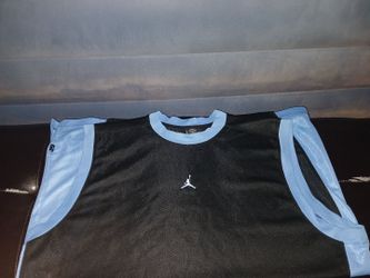 MICHAEL JORDAN BLACK N BABY BLUE MENS JERSEY XXL