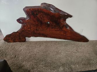 Redwood burl slab