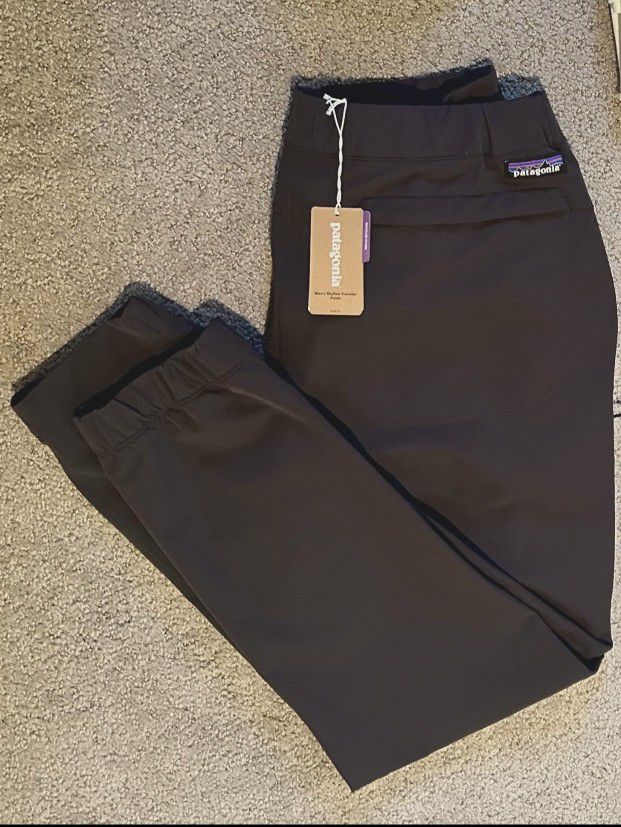 Patagonia Skyline Traveler Pants In Ink Black, Size: Mens Medium. New, With Tags!