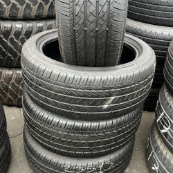 Set Of Four Used Tires 235/45-18 