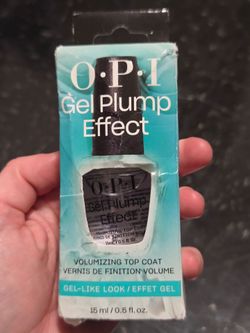 OPI Gel Plump Effect Volumizing Top Coat 0.5 fl oz