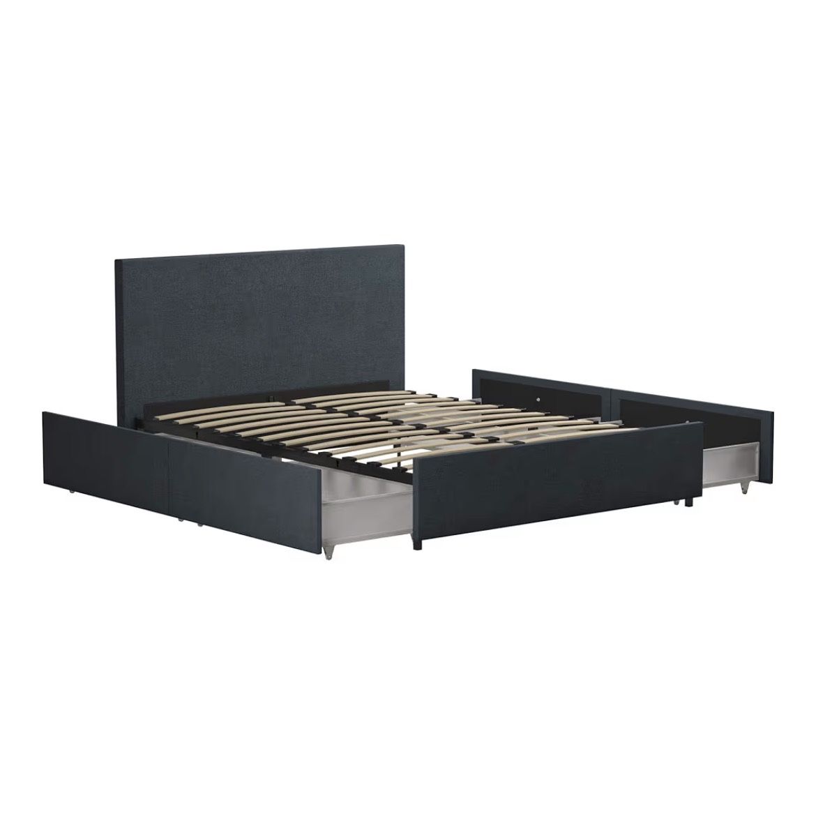 Upholstered Storage Bed Frame, Queen