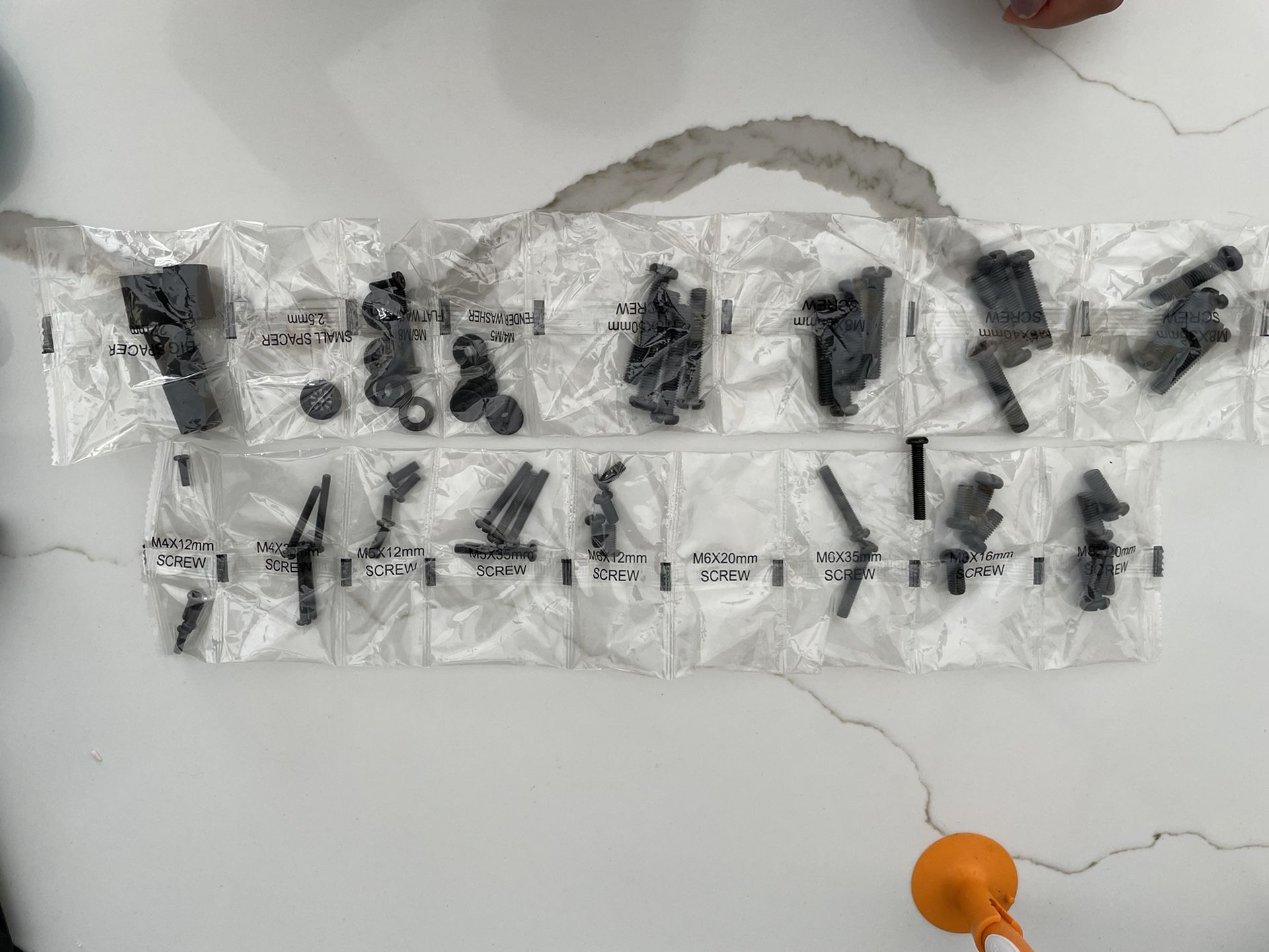 Tv Stand Screws. Different Size