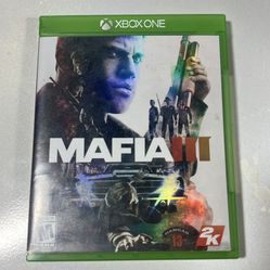 Mafia III 3  (Microsoft Xbox One, 2016)  Tested and working