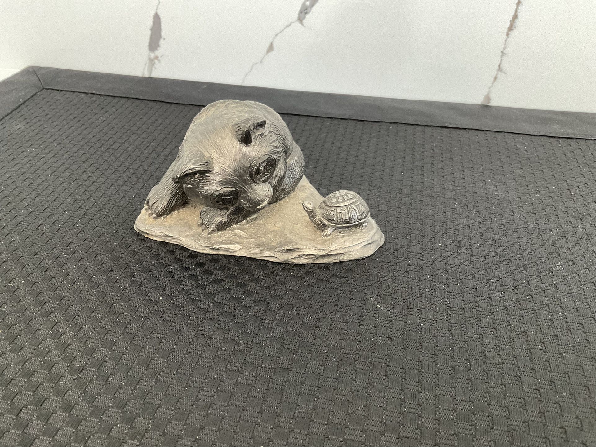 Michael Ricker Pewter Panda & Turtle 1992- Retired